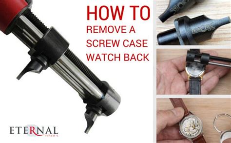 How To Open A Screw Case Watch Back With Horotec Watch Tool