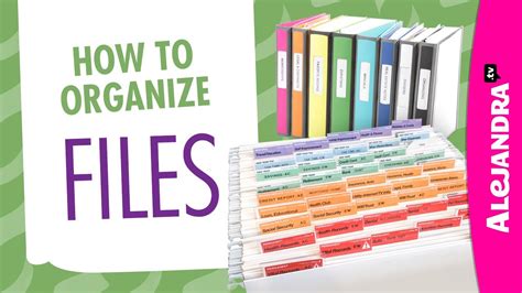 How To Organize Files In Office Home Part 2 Of 9 Paper Clutter Series Youtube