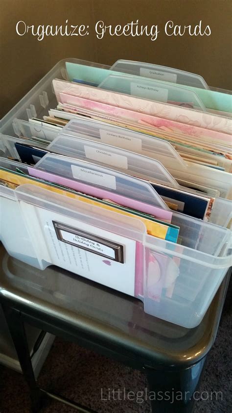 How To Organize Greeting Cards Greeting Card Storage Greeting Cards