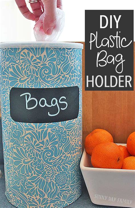 How To Organize Plastic Bags With A Diy Bag Holder Sunny Day Family