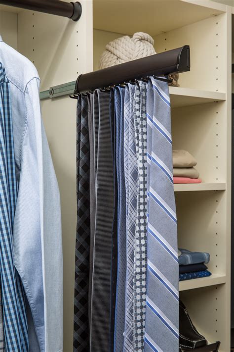 How To Organize Ties And Scarves Mens Closet Organization Wire Closet