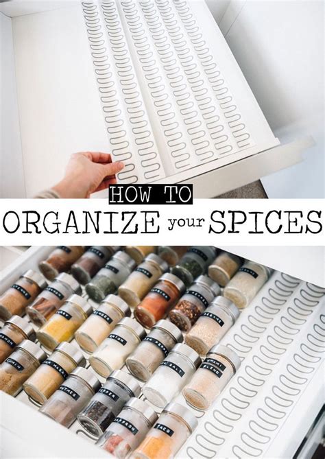 How To Organize Your Spice Drawer Step By Step Live Eat Learn