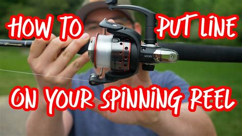 How To Put New Line On A Spinning Reel How Do You Load A Fishing Reel