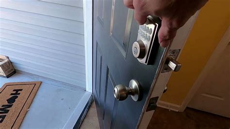 How To Quickly And Easily Install A Kwikset Smartcode Deadbolt Youtube