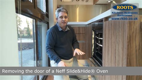 How To Remove And Clean Your Neff Slide Hide Oven Door Neff Uk Youtube