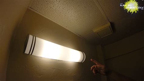 How To Remove Light Cover Plastic Flourescent Vanity Fixture To Clean