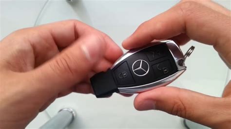 How To Replace Key Fob Battery Mercedes Benz B Class C Class R Class