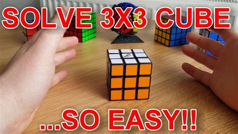 How To Solve Rubik S Cube 3X3 Cube Solve Magic Trick Formula Youtube