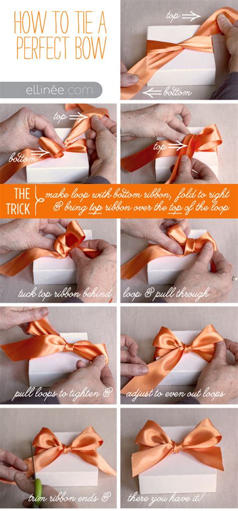 How To Tie A Bow With Ribbon How To Tie The Perfect Bow Never Do It