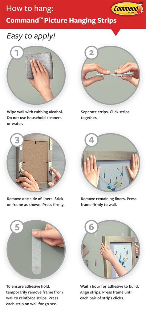 How To Use Command Strips Complete Instructions