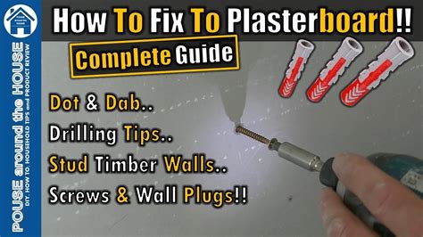 How To Use Wall Plugs Wall Plug Tips And Drilling Tips Youtube