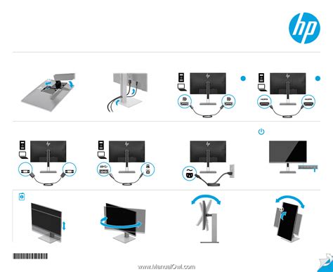 Hp Elitedisplay E243 Quick Setup Guide