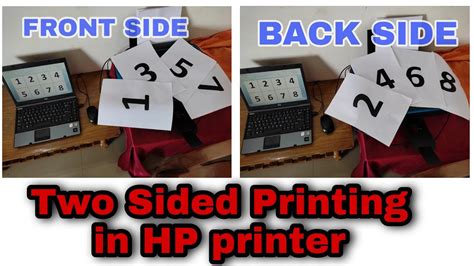 Hp Printers Printing On Both Sides Of The Paper Windows Duplexing