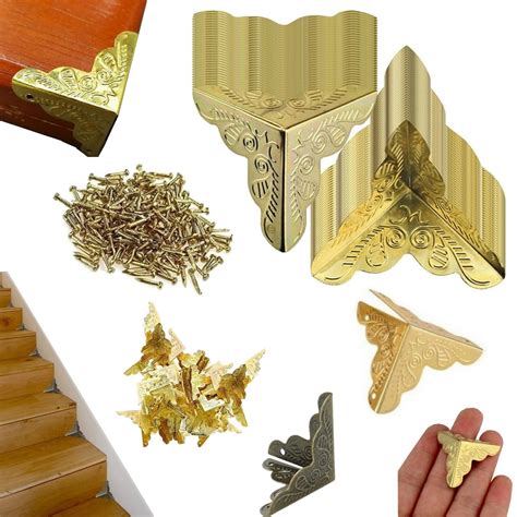 Hthjsco Furniture Protection 100Pcs Stair Dust Corners Decorative Stair Dust Corners For Wooden