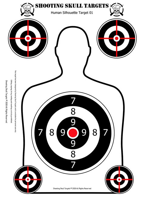 Human Printable Shooting Targets