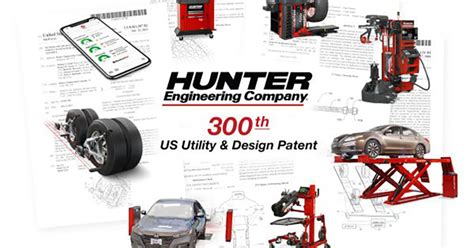 Hunter Engineering Awarded 300Th U S Patent Tire Business