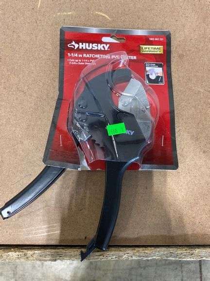 Husky 1 1 4 Ratcheting Pvc Cutter Model 1003002231 Metzger Property