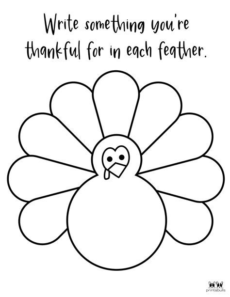 I Am Thankful Printable Templates for Gratitude Practice