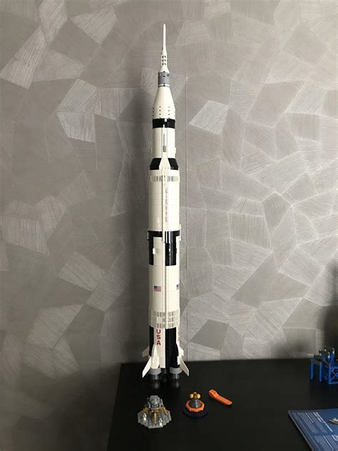 I Finally Finished The Lego Saturn V R Lego