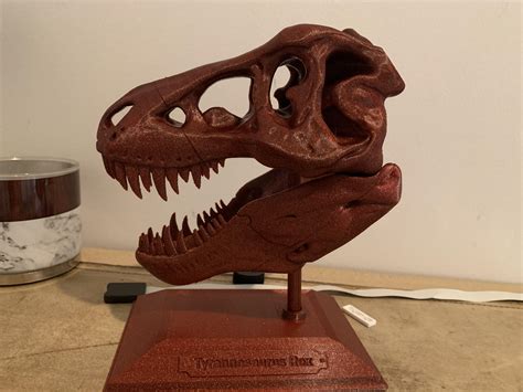 I Finally Printed The Classic T Rex Skull And It Came Out Gorgeous R