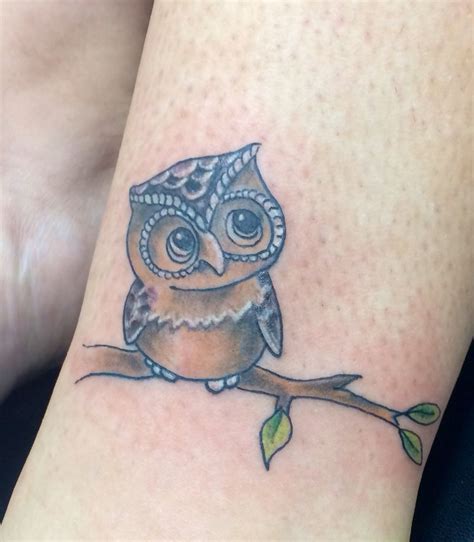 I Love My Adorable Owl Tattoo I Want More Owl Tattoooos Tatuagens