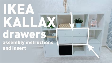 Ikea Kallax Drawers Instructions