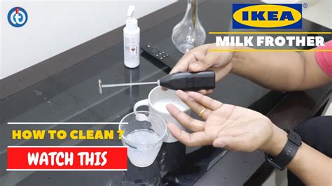 Ikea Milk Frother Cleaning Procedure Youtube