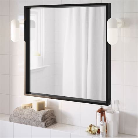 Ikea Nissedal Mirror Black Malm Bathroom Inspo Bathroom Style