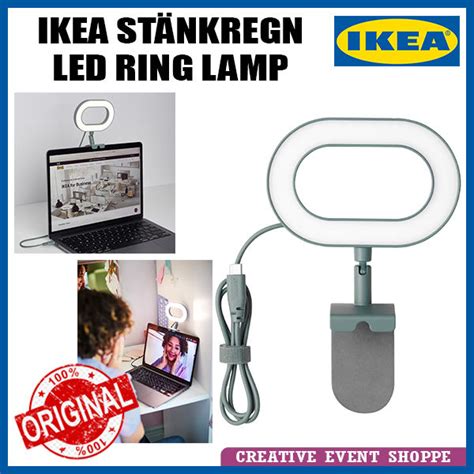 Ikea Stankregn St Nkregn Led Ring Lamp Dimmable Work Lamp Lampu Live Led Lazada