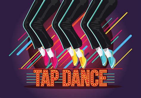 Illustration Of Tap Dance Poster 167025 Vector Art At Vecteezy