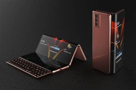 Imagine A Larger Galaxy Z Fold Device With A Sliding Keyboard