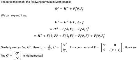 Implementing Tensors Mathematica Stack Exchange