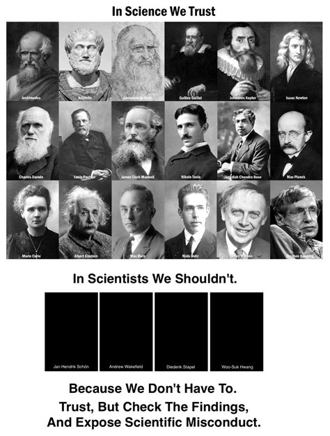 In Science We Trust In Scientists We Shouldn T Organizing Creativity