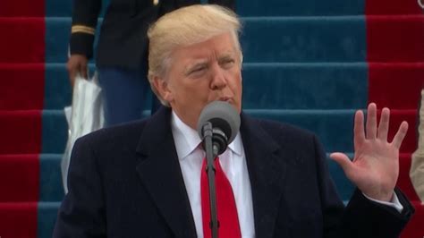 Inaugural Address Trump Amp 39 S Full Speech Cnnpolitics