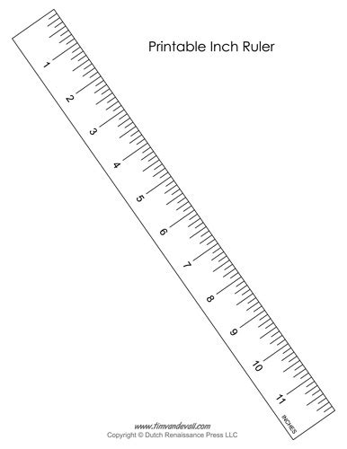 5 Free Printable Ruler Templates