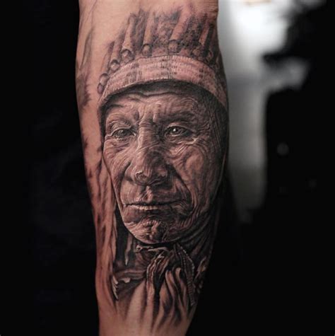 Indian Chief Tattoo By Kristian Kimonides Post 22887