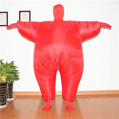 Inflatable Full Body Suit Adult Blow Up Fat Club Suit Funny Inflatable