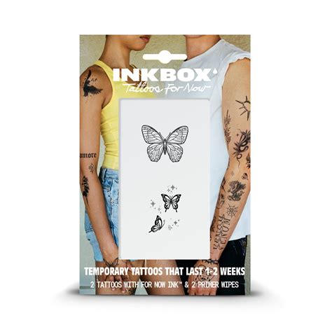 Inkbox Temporary Tattoos Butterflies Water Resistant Perfect For Any