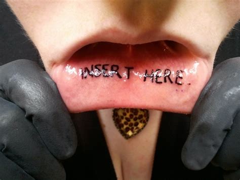 Inner Lip Tattoo Imma Get All Tatted Up Lt 3 Tattoos Picture Lip