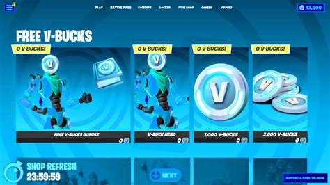 Insane Free V Bucks Bundle In Fortnite Youtube