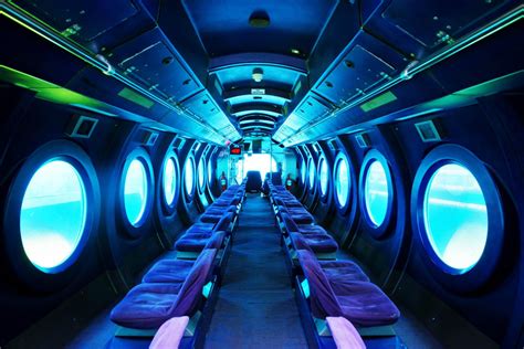 Inside A Submarine Underwater