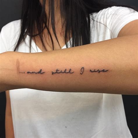 Inspirational Tattoos Popsugar Smart Living Tattoo Quotes Arm