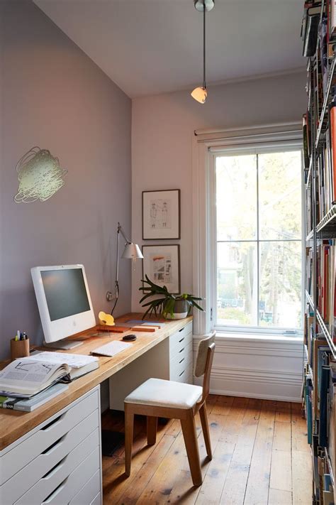 Inspirational Workspace With Organized Filing Cabinets