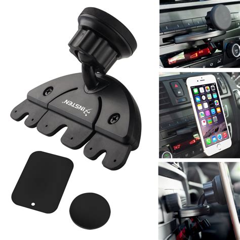 Insten 2130258 Universal Car Cd Slot Magnetic Phone Holder Mount For Iphone 6 6S 6 Plus 6S Plus