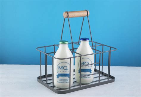 Insulated Glass Milk Bottle Holder Glass Designs