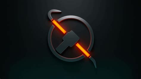 Intense Half Life Crowbar Logo Wallpaper Background Free Download Vulplex Com