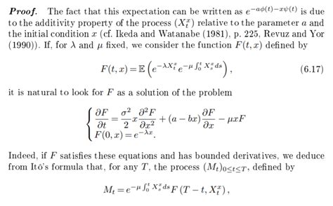 Interest Rates Cox Ingersoll Ross Model Quantitative Finance Stack