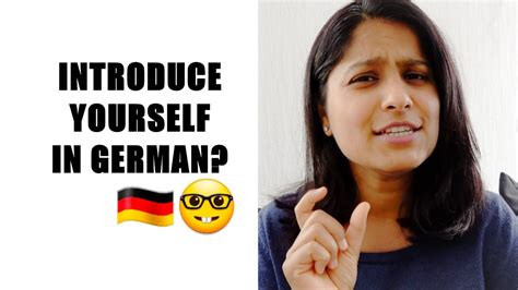 Introduce Yourself In German With These 5 Sentences Youtube