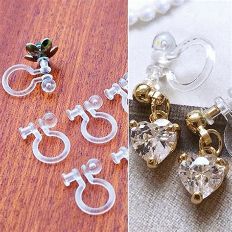 Invisible Clip On Earring Converters For Non Pierced Ears Jewelry