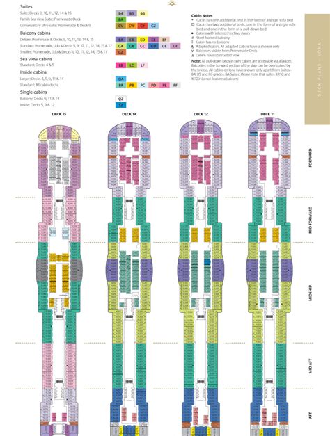 Iona Deck Plan